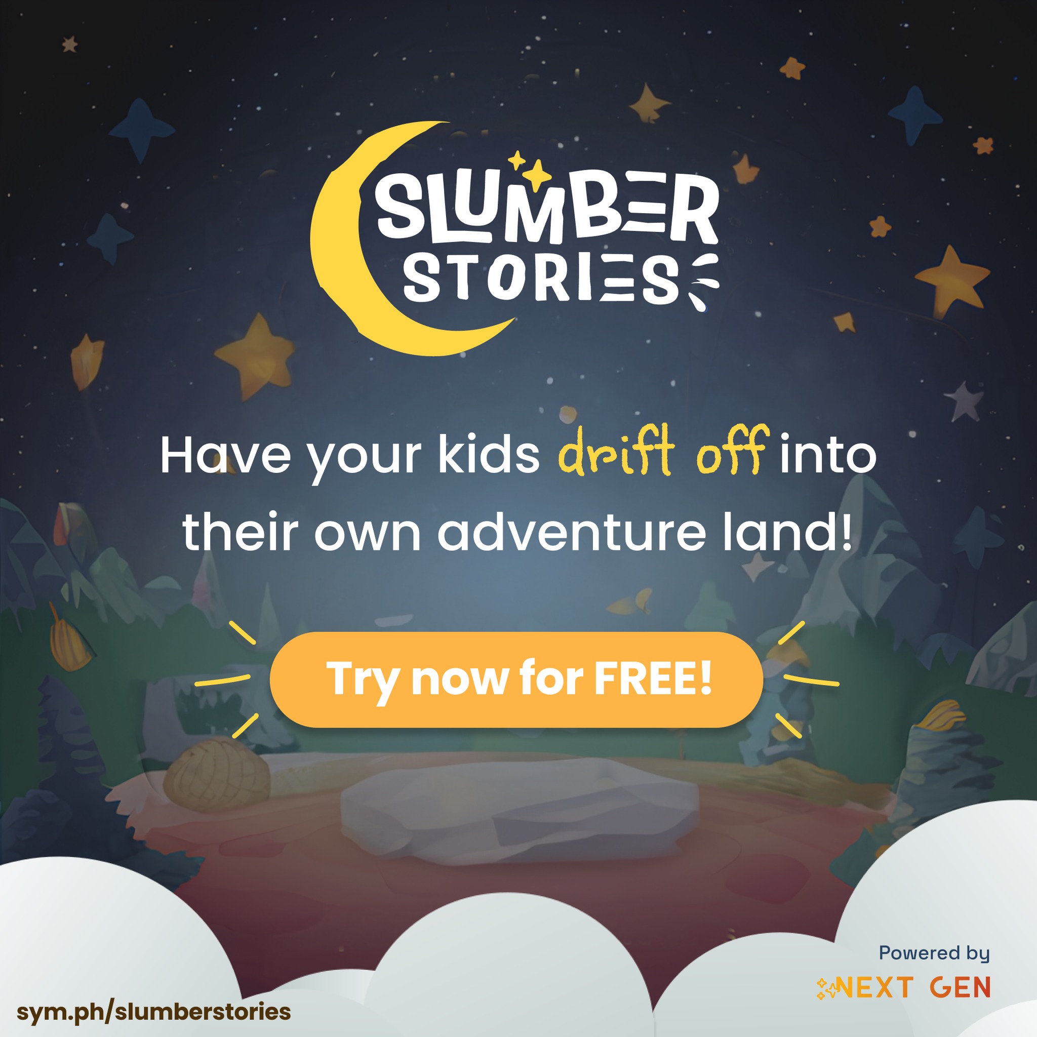 Have your kids drift off into their own adventure land