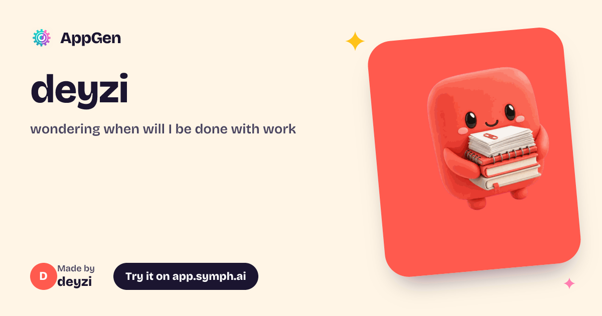 deyzi | AppGen