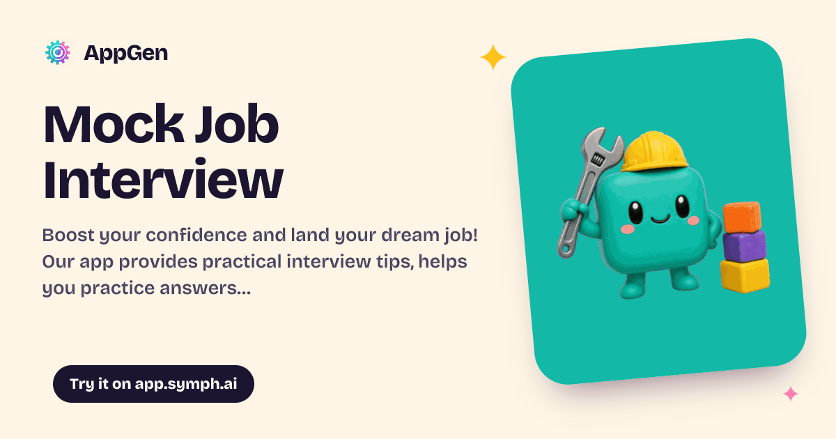Mock Job Interview | AppGen