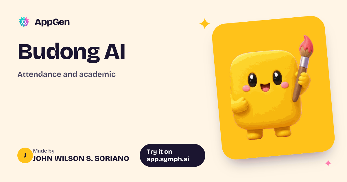 Budong AI | AppGen