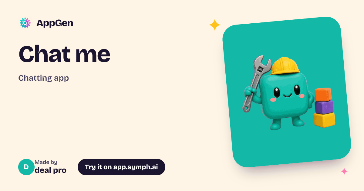 Chat me | AppGen
