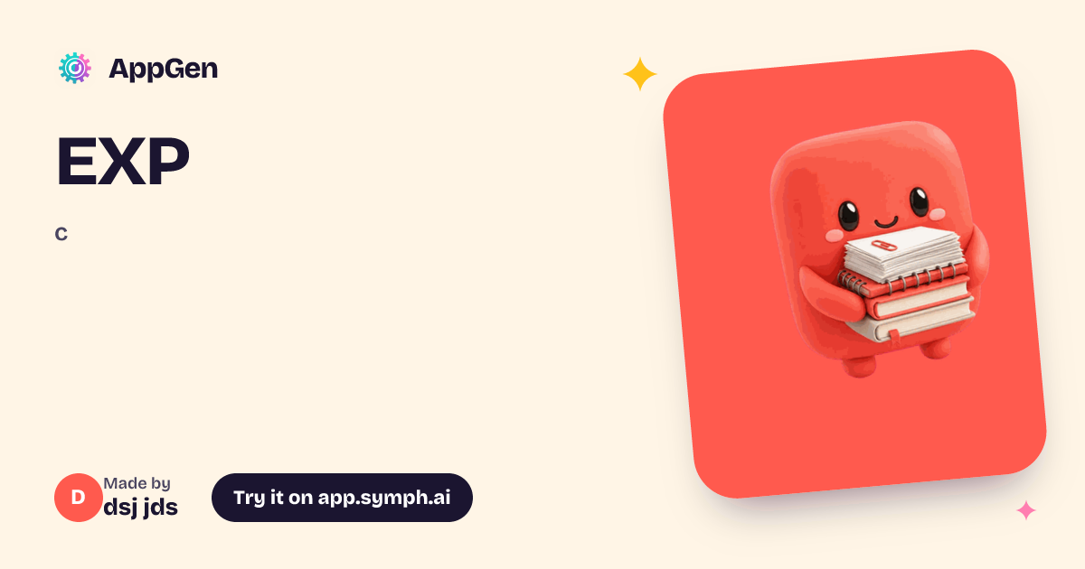 EXP | AppGen
