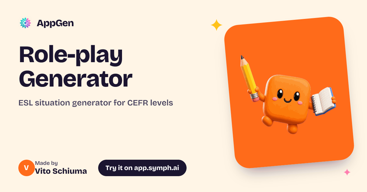 Role-play Generator | AppGen